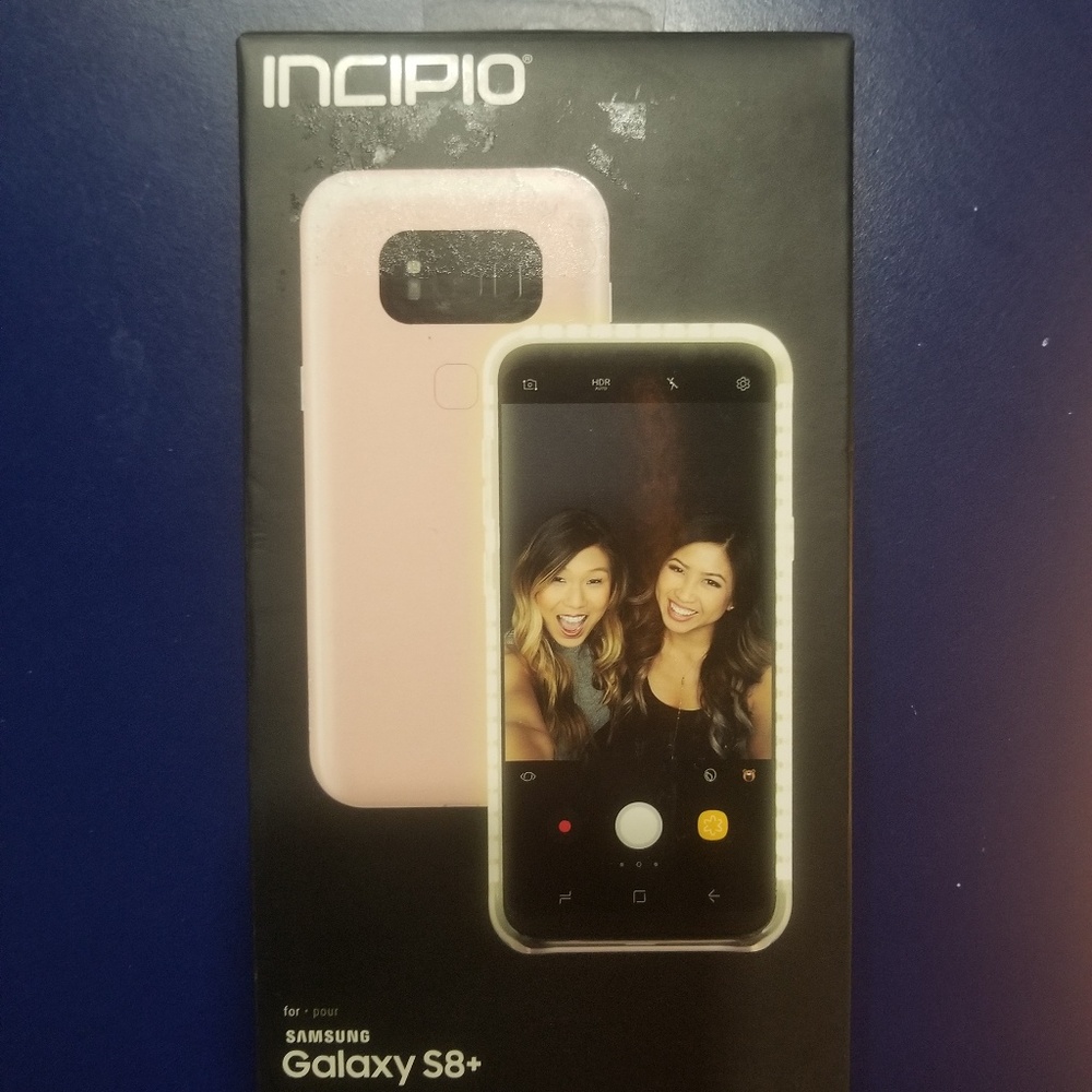 Brand New Incipio Lux Brite Galaxy S8+ selfie case